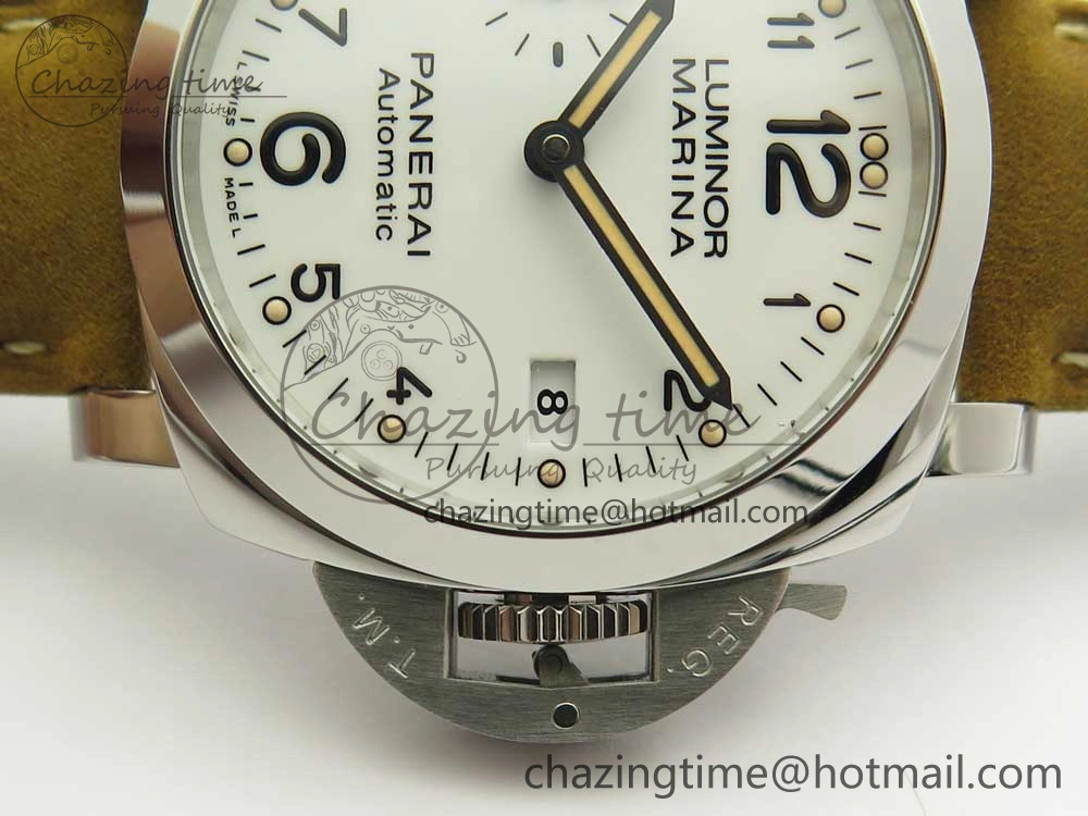Contemporary PAM1523 Ladies ZF 1:1 Best Edition on Brown Leather Strap ZFP 8424