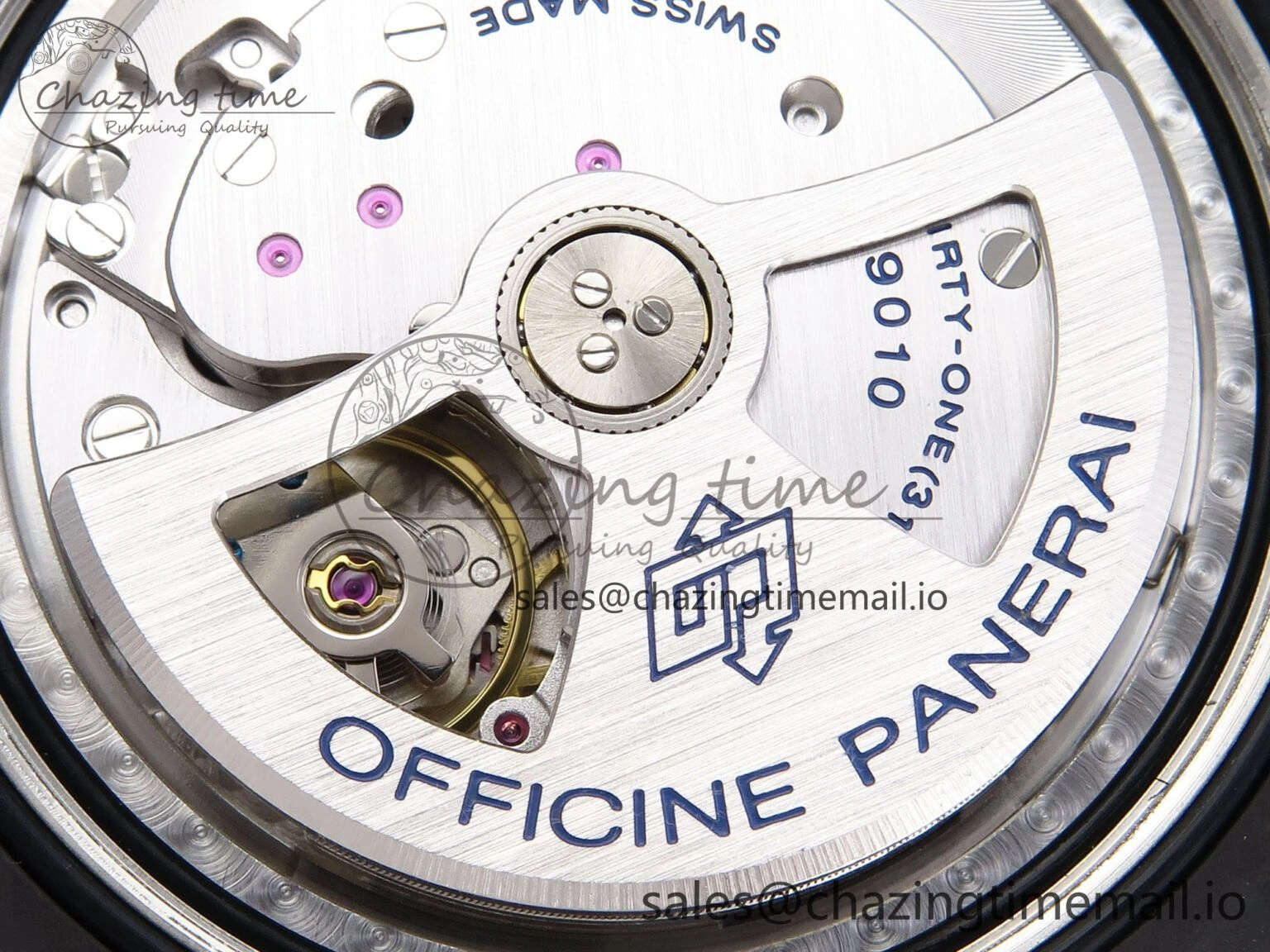 PAM1529 Luna Rossa Carbotech VSF 1:1 Best Edition on Blue Fabric Strap P.9010 Clone FreshLook 8310