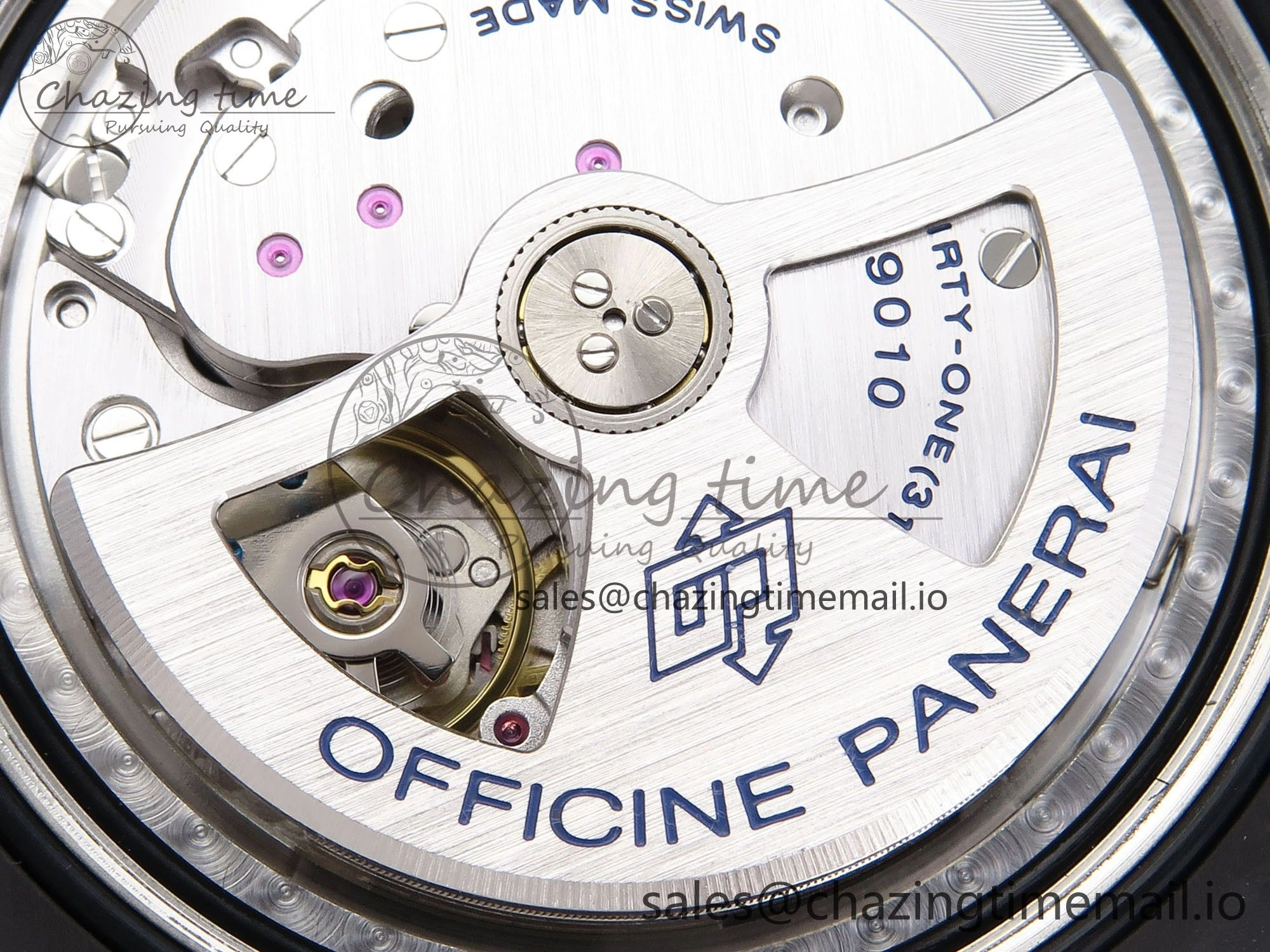 PAM1529 Luna Rossa Carbotech VSF 1:1 Best Edition on Blue Fabric Strap P.9010 Clone FreshLook 8310