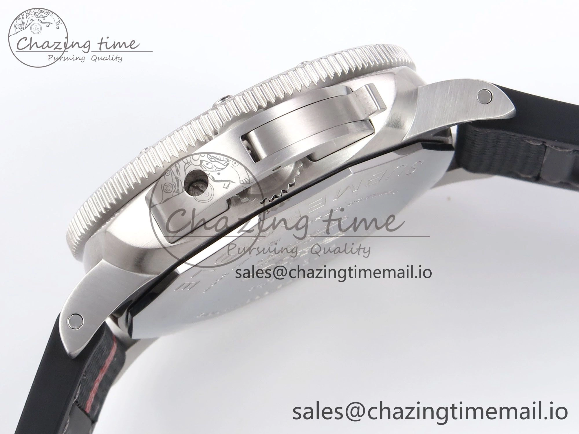 Upgraded PAM1565 Luna Rossa Submersible VSF 1:1 Best Edition on Gray Fabric Strap P 8302