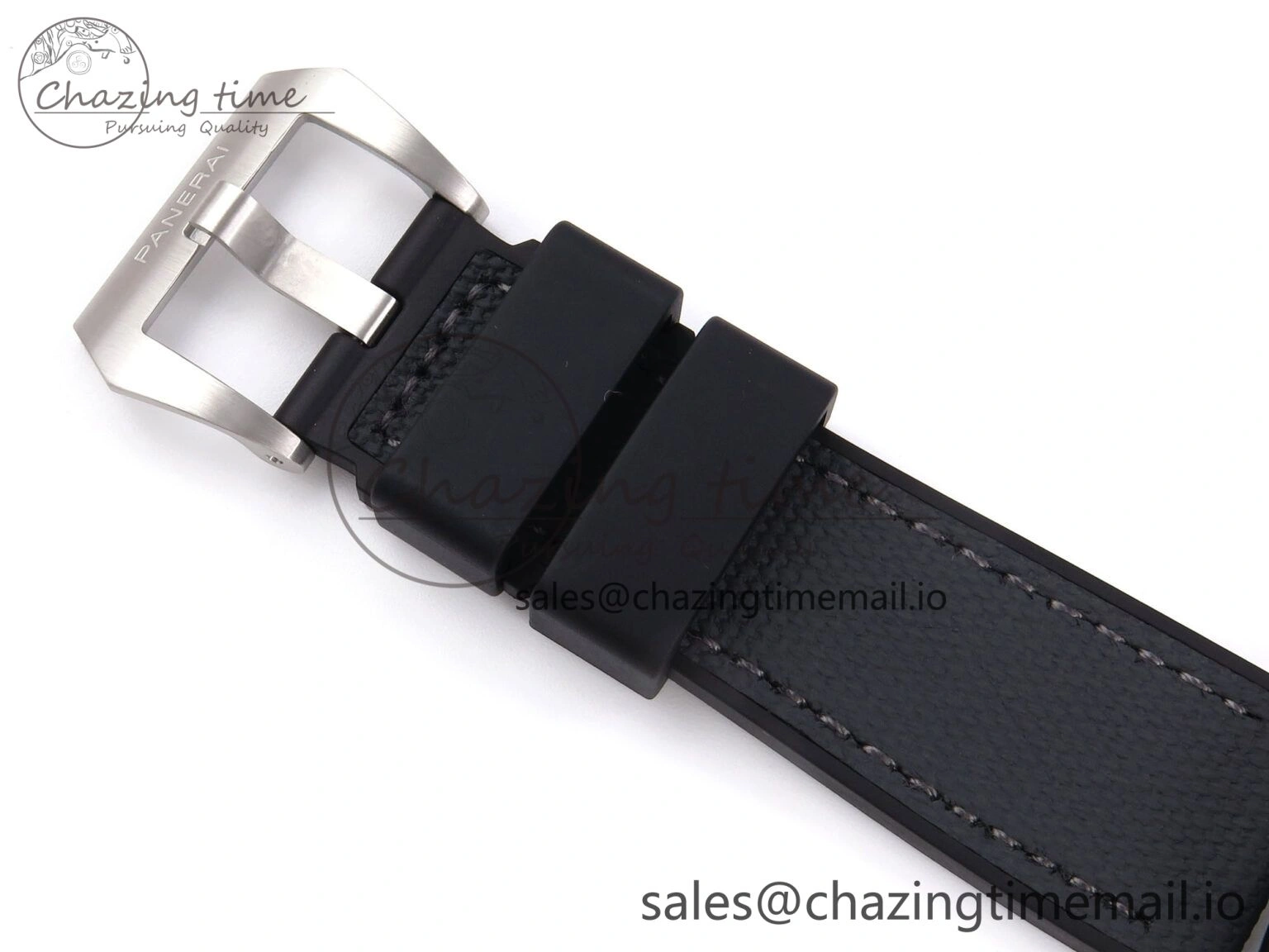 Upgraded PAM1565 Luna Rossa Submersible VSF 1:1 Best Edition on Gray Fabric Strap P 8302