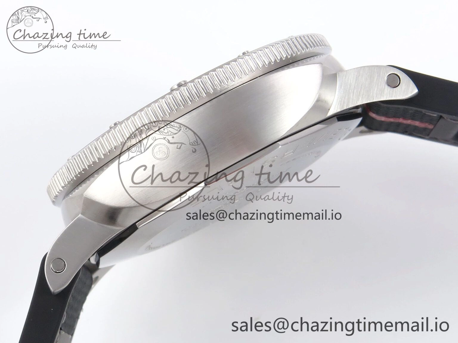 Cozy PAM1579 Luna Rossa Submersible VSF 1:1 Best Edition on Black Fabric Strap P 8303