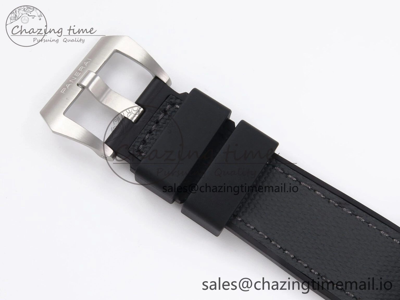 Cozy PAM1579 Luna Rossa Submersible VSF 1:1 Best Edition on Black Fabric Strap P 8303