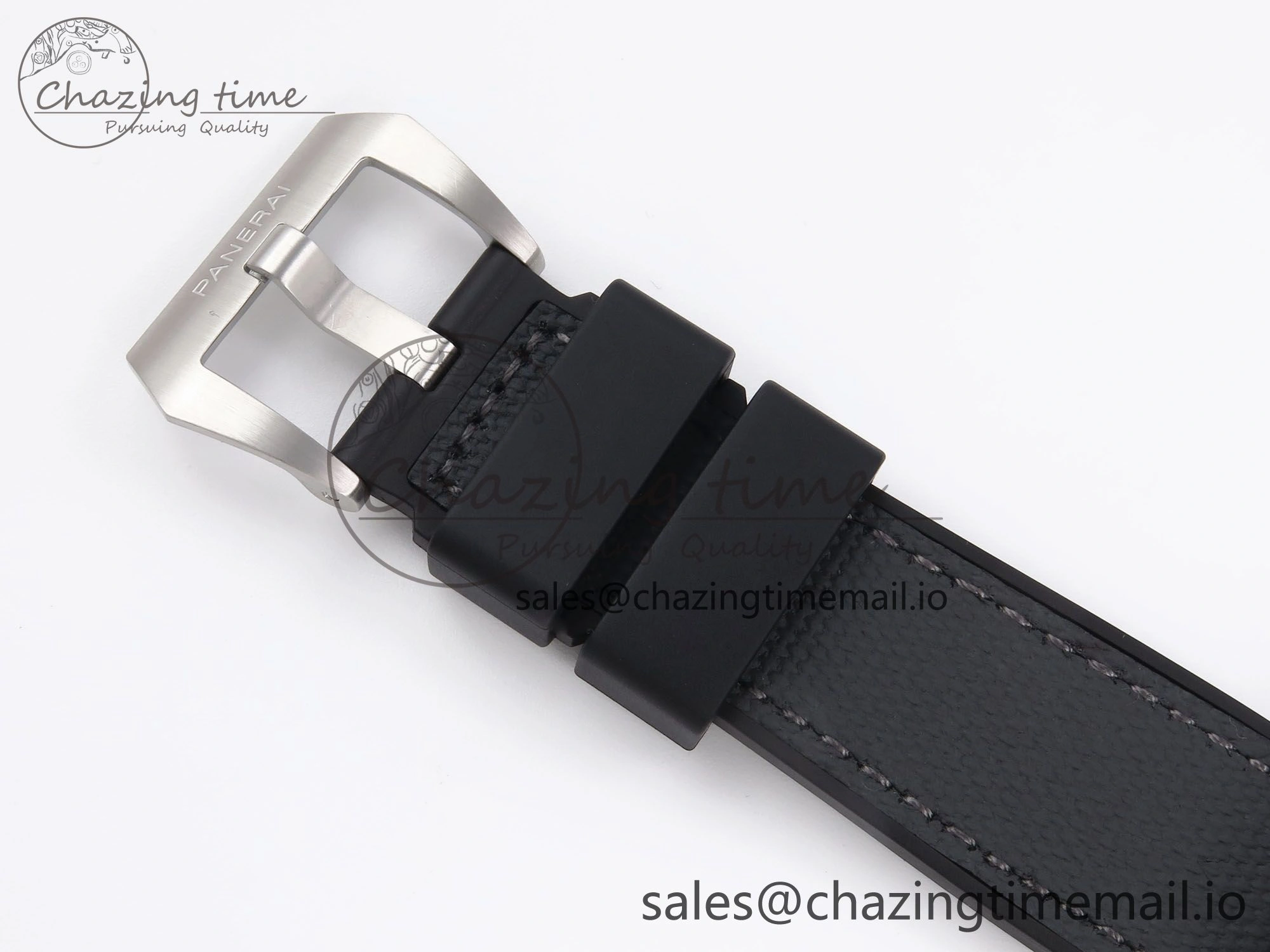 Cozy PAM1579 Luna Rossa Submersible VSF 1:1 Best Edition on Black Fabric Strap P 8303