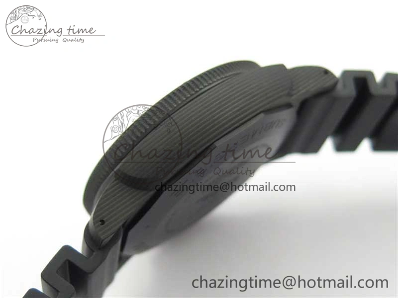 Sophisticated PAM1616 Carbotech 47mm VSF Best Edition Black Dial Blue Markers on Rubber Strap P.9010 Clone 8425