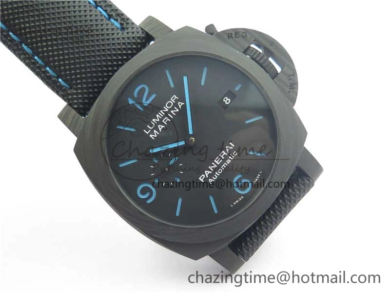 PAM1661 Carbotech VSF 1:1 Best Edition on Black Kevlar Composite Strap P.9010 Clone WrinkleFree 8408