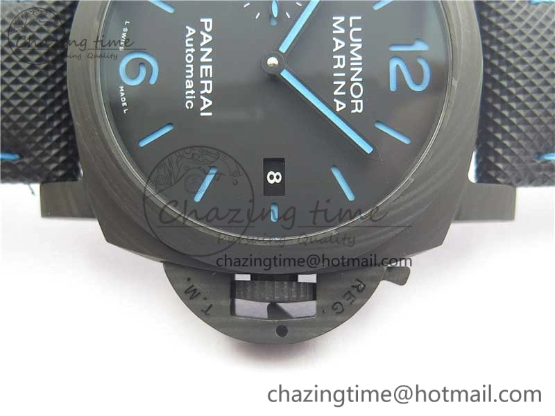 PAM1661 Carbotech VSF 1:1 Best Edition on Black Kevlar Composite Strap P.9010 Clone WrinkleFree 8408
