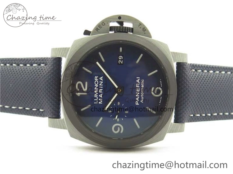 PAM1663 Luminor Marina VSF 1:1 Best Edition on Blue Sportech Strap P.9010 Clone Chic 8401
