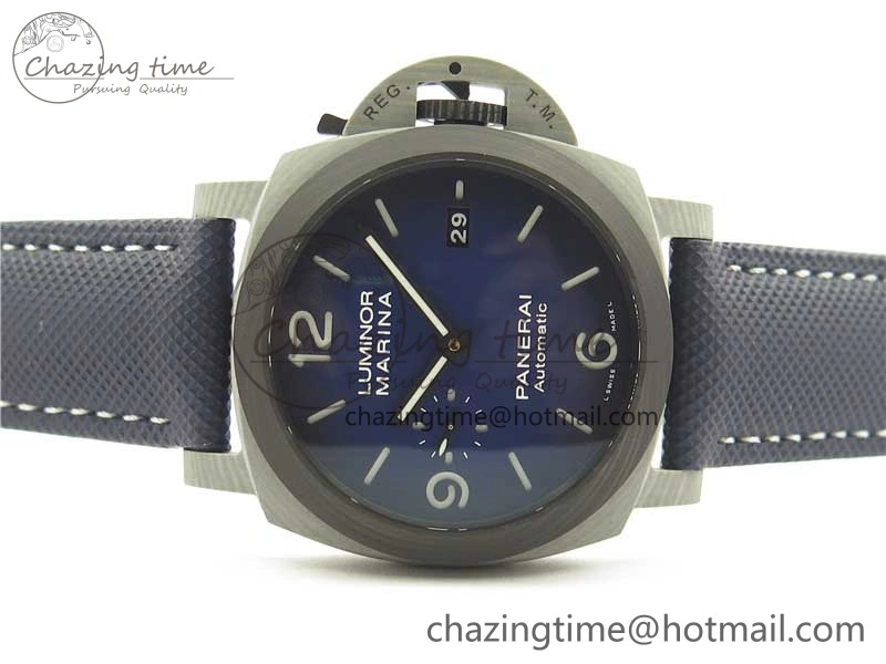 PAM1663 Luminor Marina VSF 1:1 Best Edition on Blue Sportech Strap P.9010 Clone Chic 8401