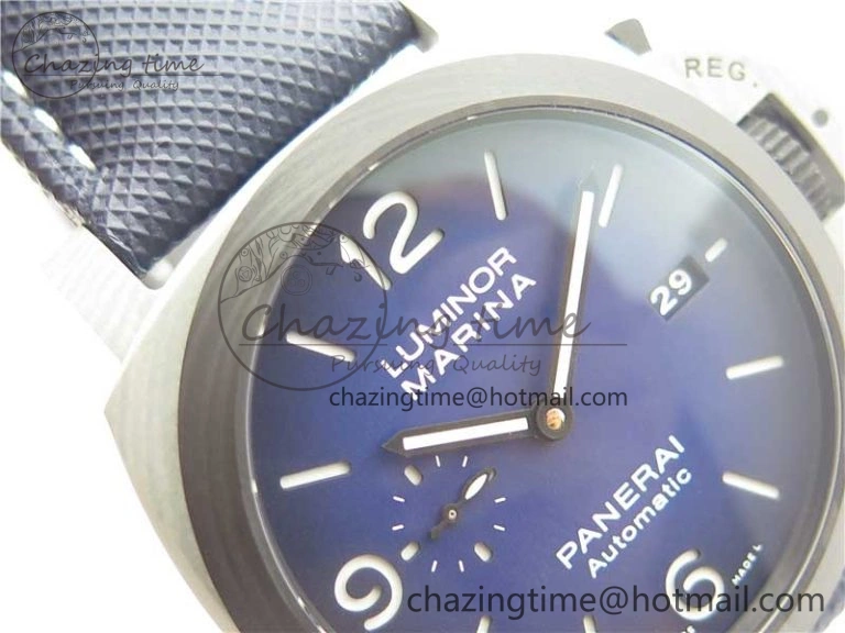PAM1663 Luminor Marina VSF 1:1 Best Edition on Blue Sportech Strap P.9010 Clone Chic 8401