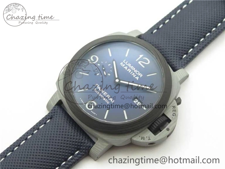 PAM1663 Luminor Marina VSF 1:1 Best Edition on Blue Sportech Strap P.9010 Clone Chic 8401