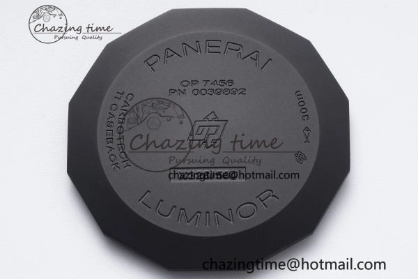 Resilient PAM1664 Carbotech VSF 1:1 Best Edition on Blue Leather Strap P.9010 Clone 8350