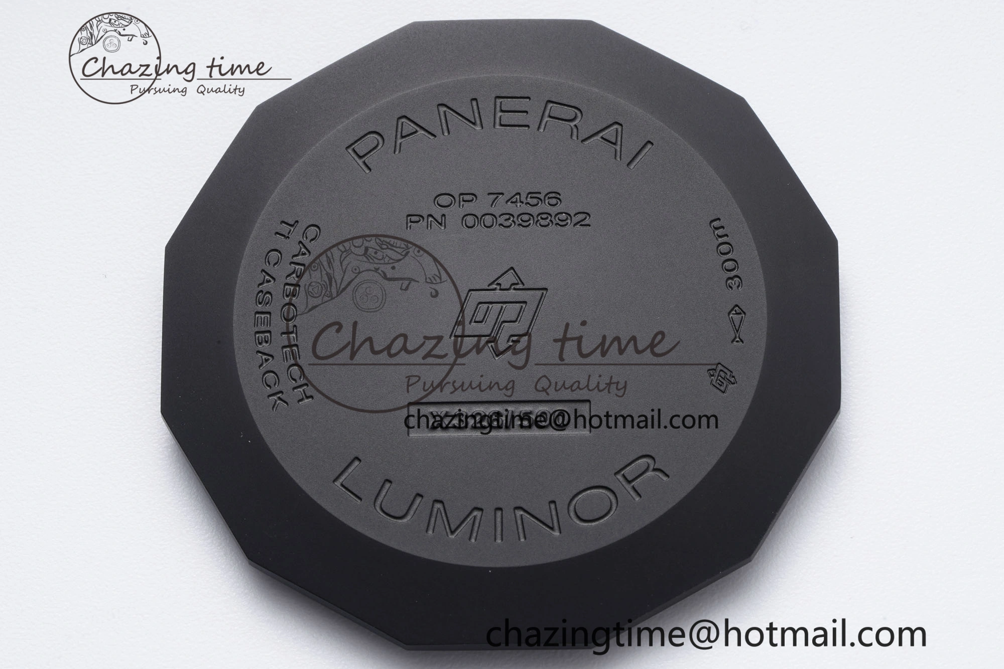 Resilient PAM1664 Carbotech VSF 1:1 Best Edition on Blue Leather Strap P.9010 Clone 8350