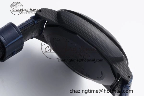 Resilient PAM1664 Carbotech VSF 1:1 Best Edition on Blue Leather Strap P.9010 Clone 8350