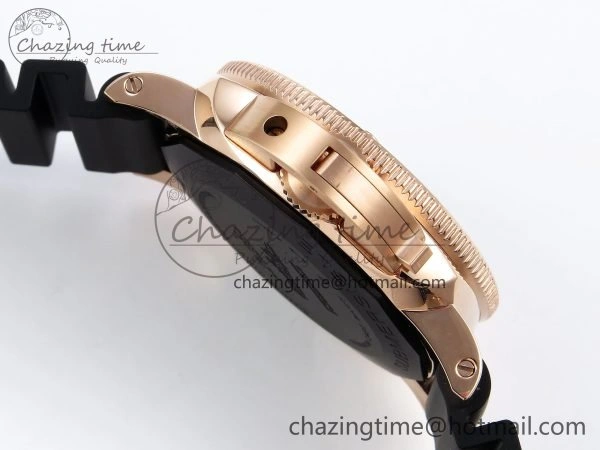 Popular PAM2164 Luminor Submersible 42mm VSF Best Edition Black Dial on Rubber Strap P900 Clone 8327