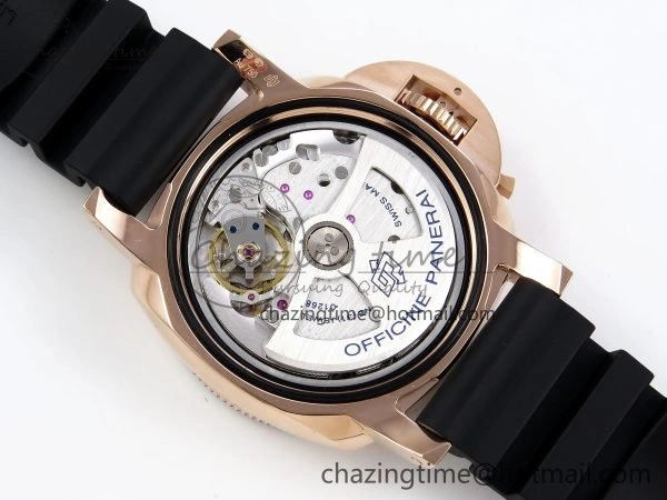 Popular PAM2164 Luminor Submersible 42mm VSF Best Edition Black Dial on Rubber Strap P900 Clone 8327