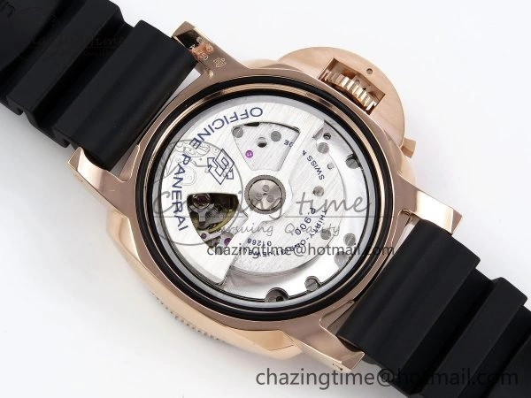 Popular PAM2164 Luminor Submersible 42mm VSF Best Edition Black Dial on Rubber Strap P900 Clone 8327