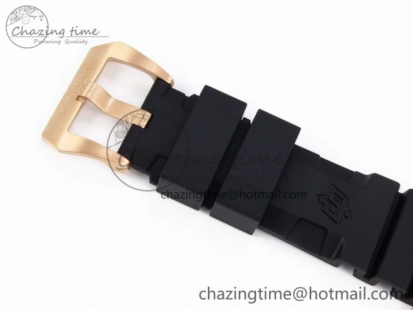Popular PAM2164 Luminor Submersible 42mm VSF Best Edition Black Dial on Rubber Strap P900 Clone 8327