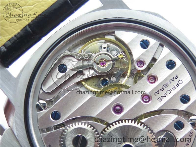 FashionForward PAM217 H XF 1:1 Best Edition Superlumed Dial on Black Leather Strap A6497 with Y-Incabloc 8383