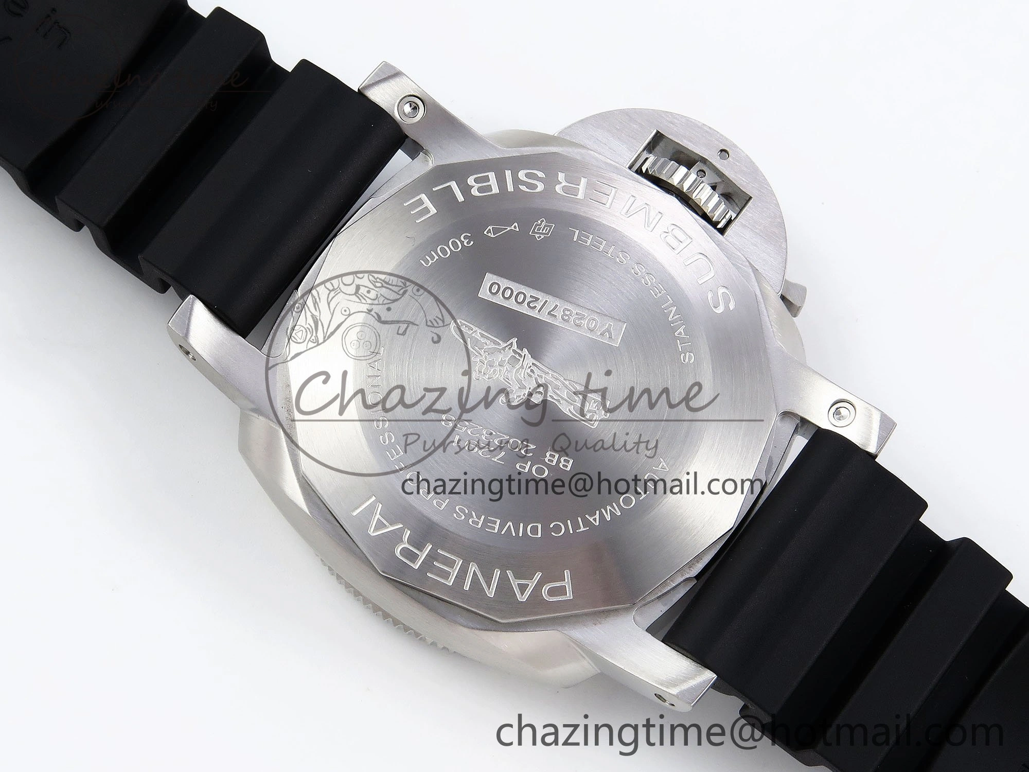 Thermal PAM2223 Luminor Submersible 42mm VSF Best Edition White Dial on Rubber Strap P900 Clone 8318