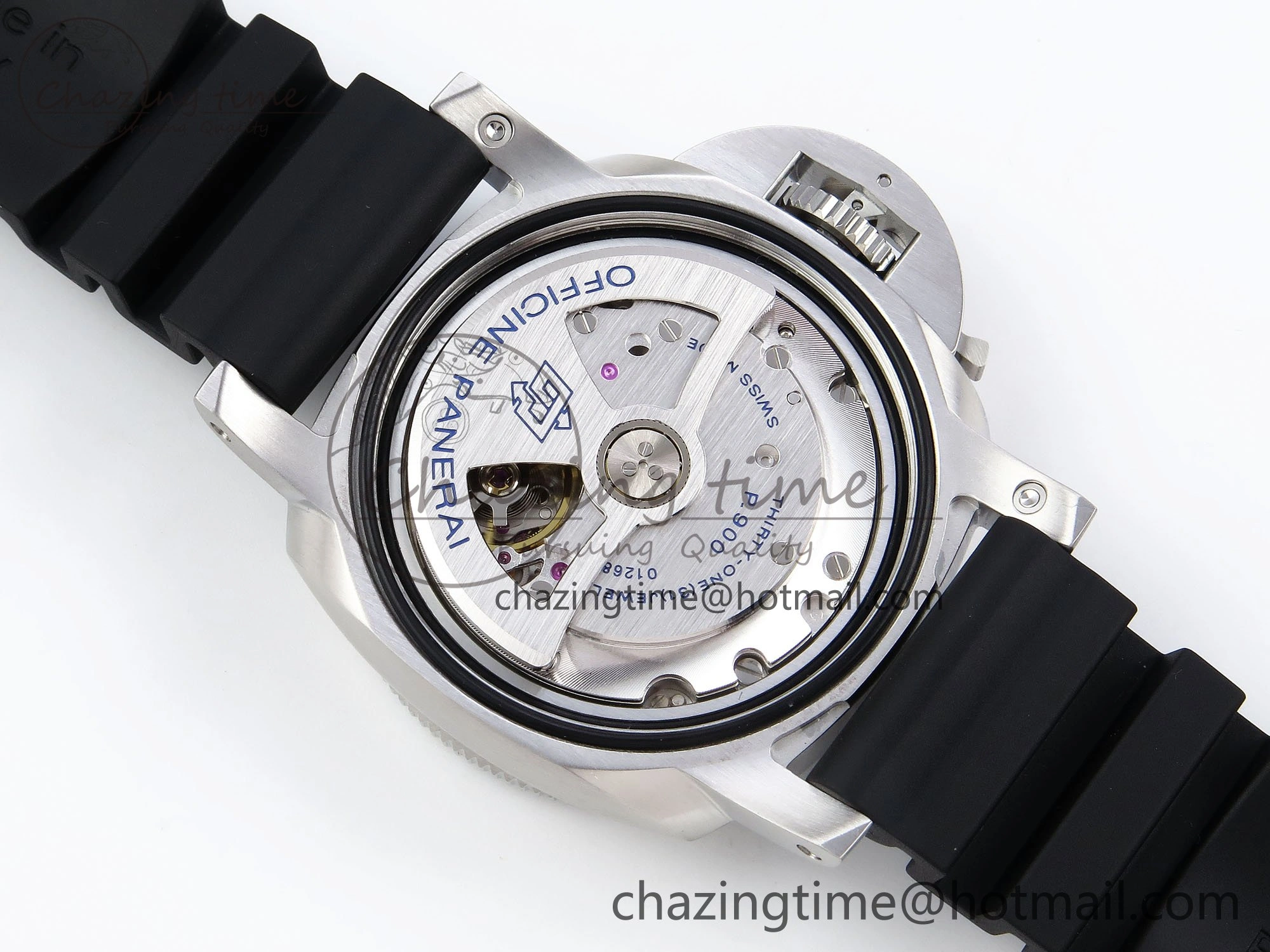 Thermal PAM2223 Luminor Submersible 42mm VSF Best Edition White Dial on Rubber Strap P900 Clone 8318