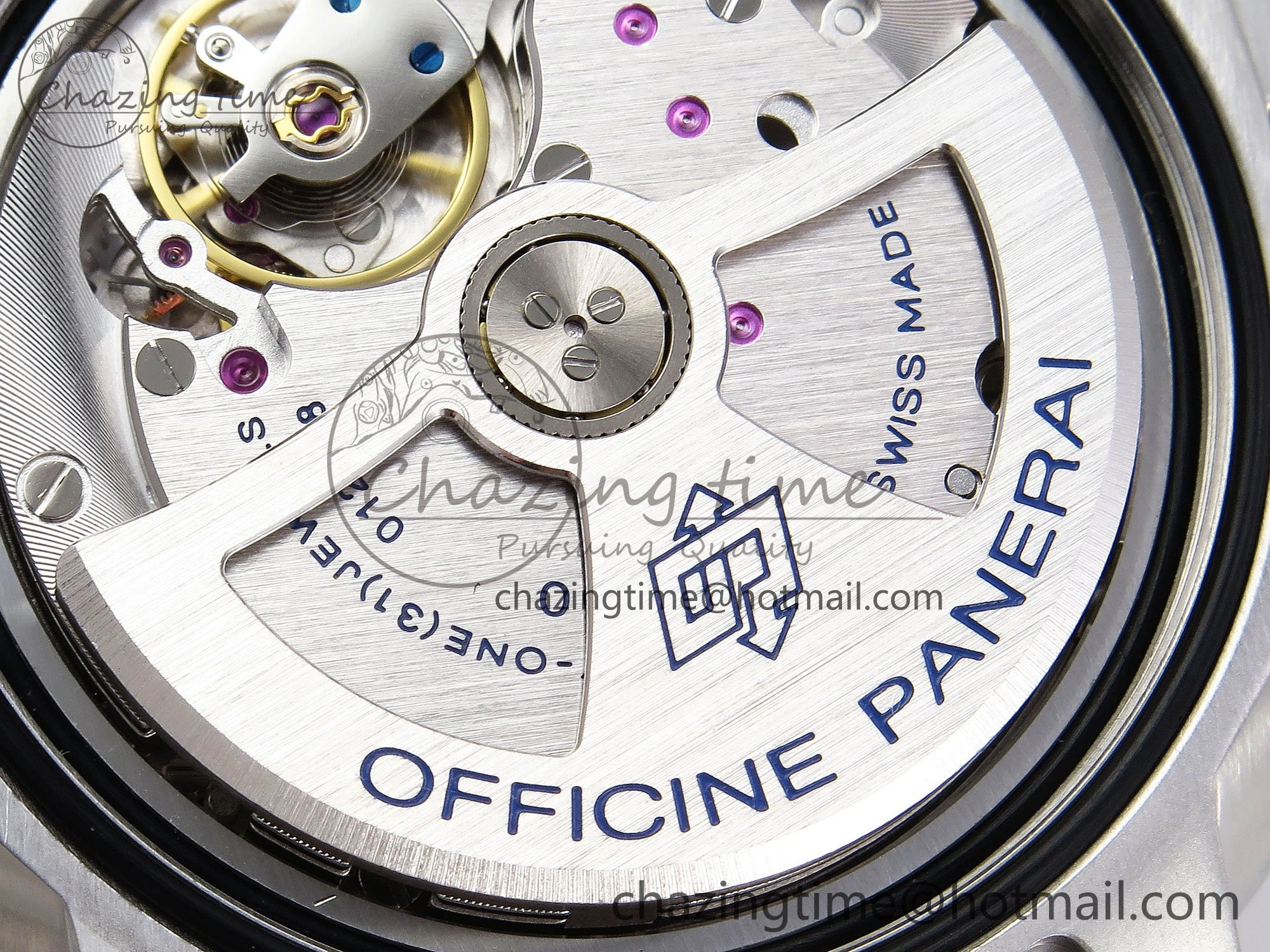 Thermal PAM2223 Luminor Submersible 42mm VSF Best Edition White Dial on Rubber Strap P900 Clone 8318