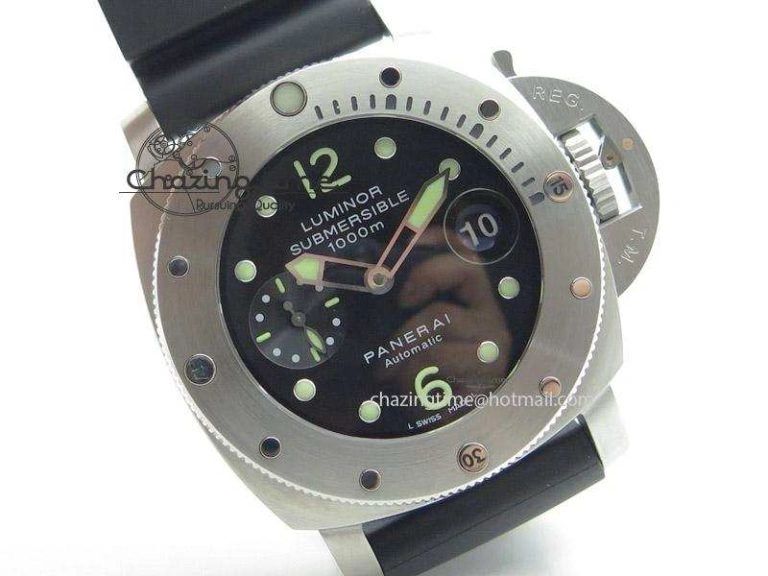 Affordable PAM243 M H-Maker 1:1 V3 Edition On Rubber Strap A 8559