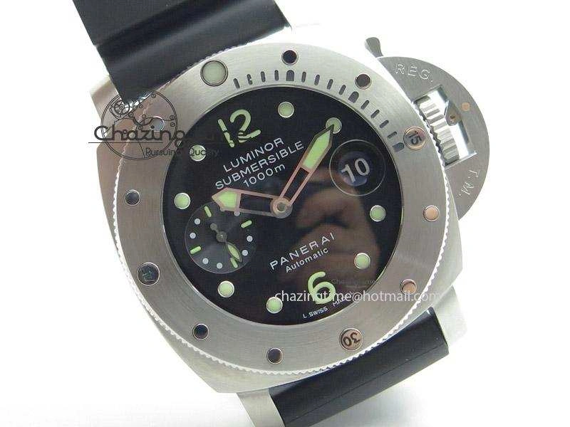 Affordable PAM243 M H-Maker 1:1 V3 Edition On Rubber Strap A 8559