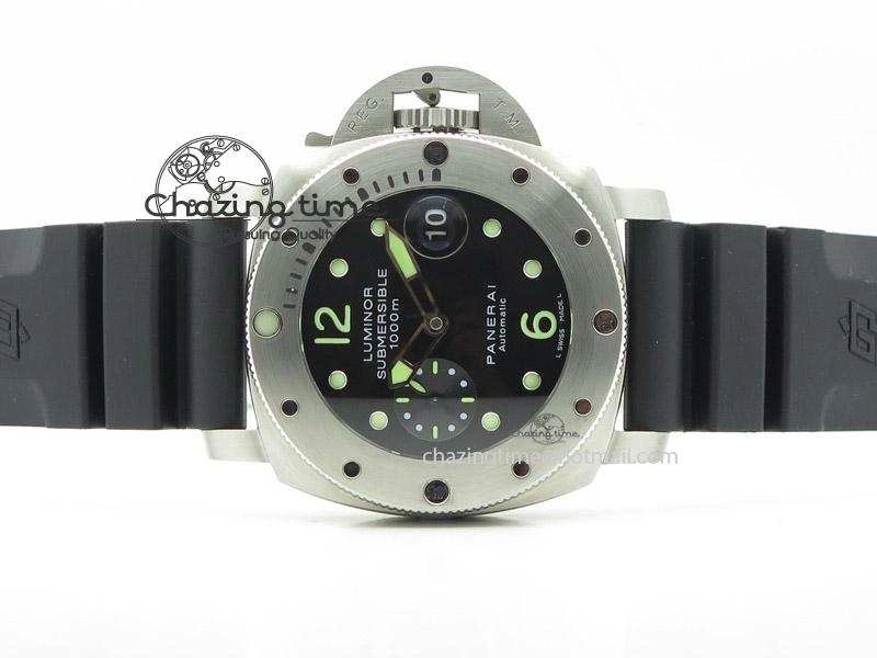 Affordable PAM243 M H-Maker 1:1 V3 Edition On Rubber Strap A 8559