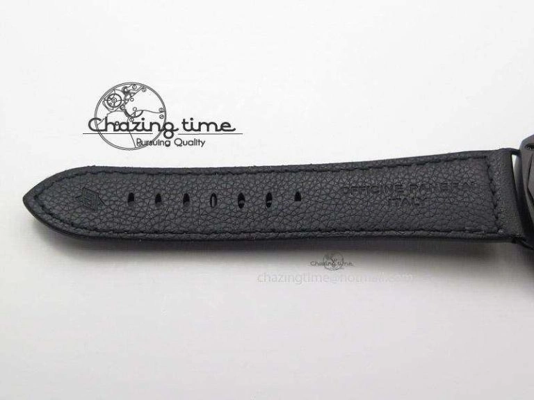 PAM292 O Real Ceramic V6F Best Edition on Black Leather Strap A BestValue 8585