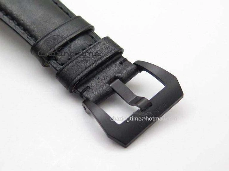 PAM292 O Real Ceramic V6F Best Edition on Black Leather Strap A BestValue 8585