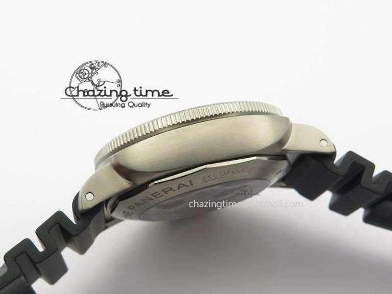 Efficient PAM305 L Titanium Lite V6F 1:1 Best Edition On Black Rubber Strap P 8508
