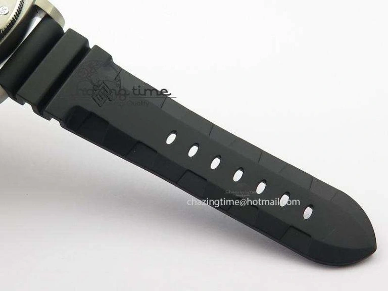 Efficient PAM305 L Titanium Lite V6F 1:1 Best Edition On Black Rubber Strap P 8508