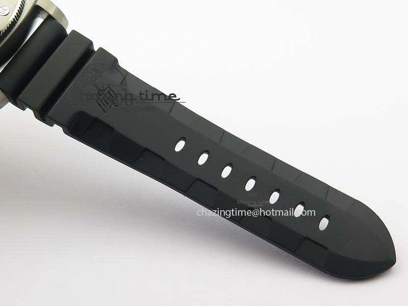 Efficient PAM305 L Titanium Lite V6F 1:1 Best Edition On Black Rubber Strap P 8508