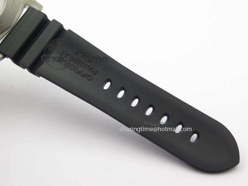 Efficient PAM305 L Titanium Lite V6F 1:1 Best Edition On Black Rubber Strap P 8508