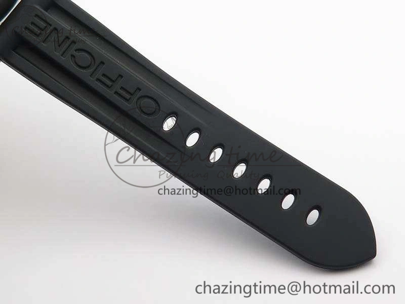 SportInspired PAM320 M GMT VSF 1:1 Best Edition On Black Rubber Strap P.9001 Super Clone V 8444