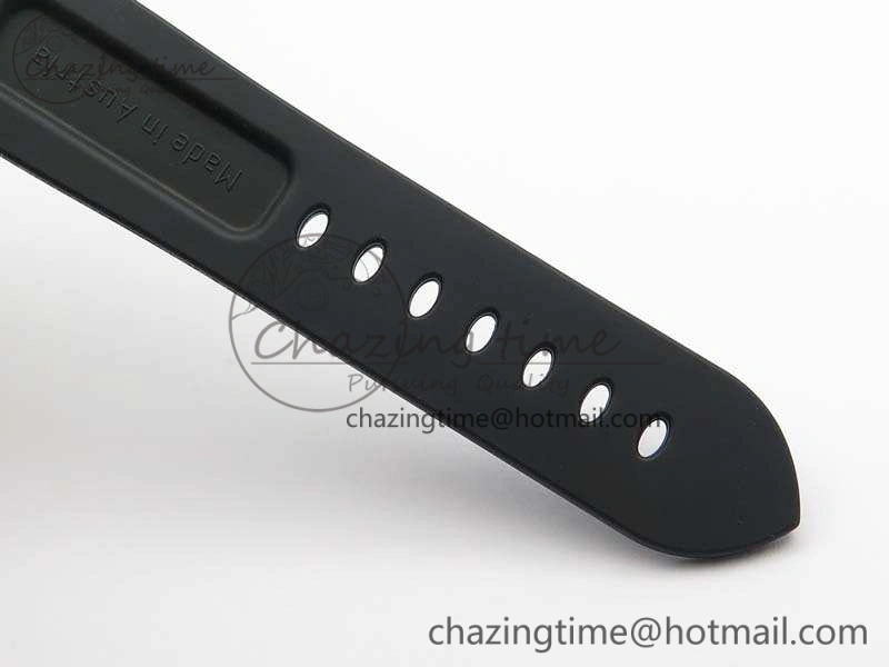 SportInspired PAM320 M GMT VSF 1:1 Best Edition On Black Rubber Strap P.9001 Super Clone V 8444