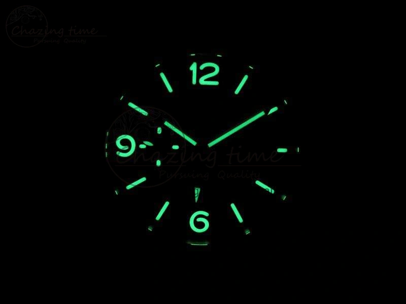 SportInspired PAM320 M GMT VSF 1:1 Best Edition On Black Rubber Strap P.9001 Super Clone V 8444