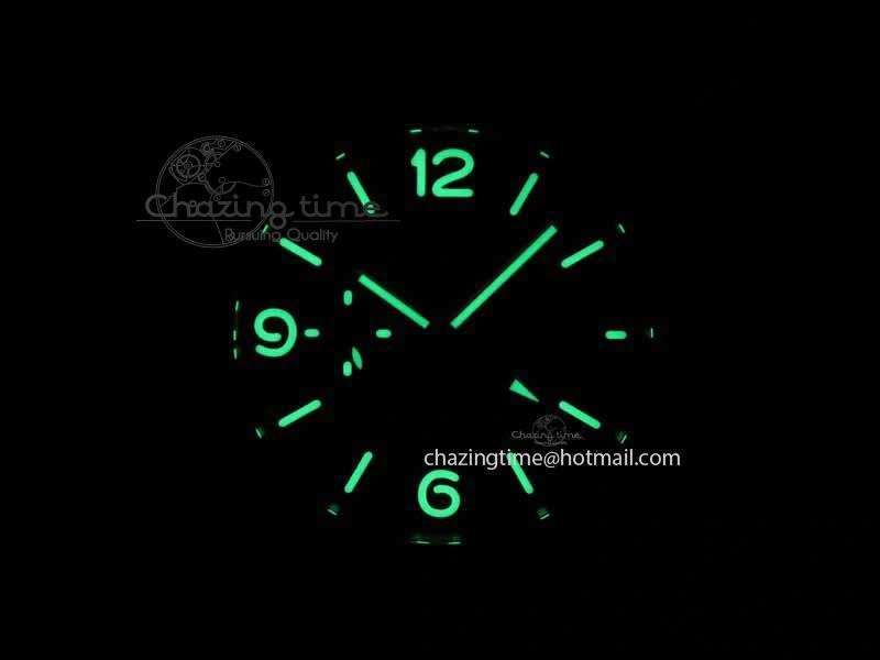 SmoothTexture PAM320 M GMT VSF 1:1 Best Edition On Black Rubber Strap P.9001 Super Clone 8463