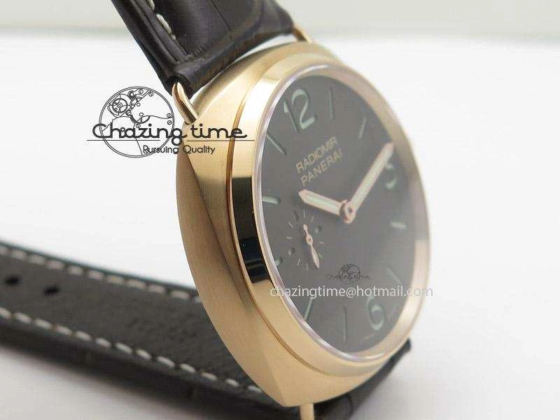 PAM336 M Radiomir V6F Best Edition on Brown Leather Strap P. Modern 8582