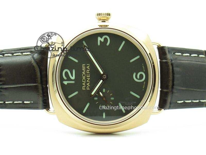 PAM336 M Radiomir V6F Best Edition on Brown Leather Strap P. Modern 8582
