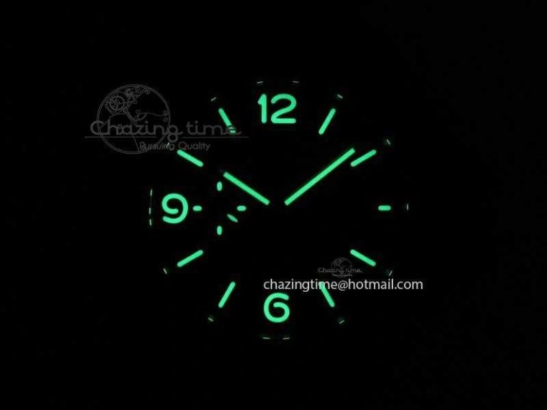 PAM351 Q Titanium VSF 1:1 Best Edition On Brown Leather Strap P.9000 Super Clone Effortless 8462