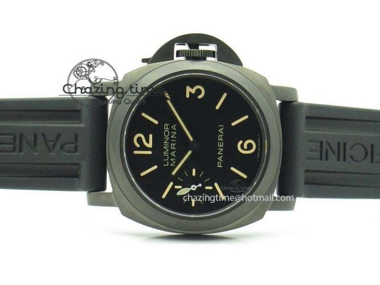 PAM367 DLC H-Maker Best Edition On Black Rubber Strap A Practical 8533