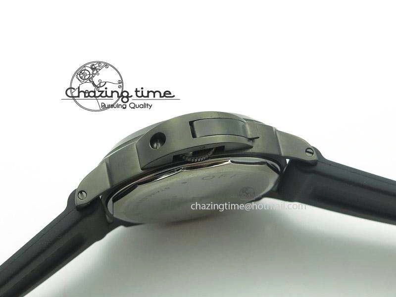 PAM367 DLC H-Maker Best Edition On Black Rubber Strap A Practical 8533