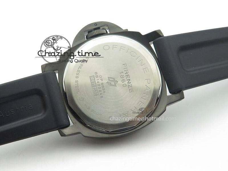 PAM367 DLC H-Maker Best Edition On Black Rubber Strap A Practical 8533