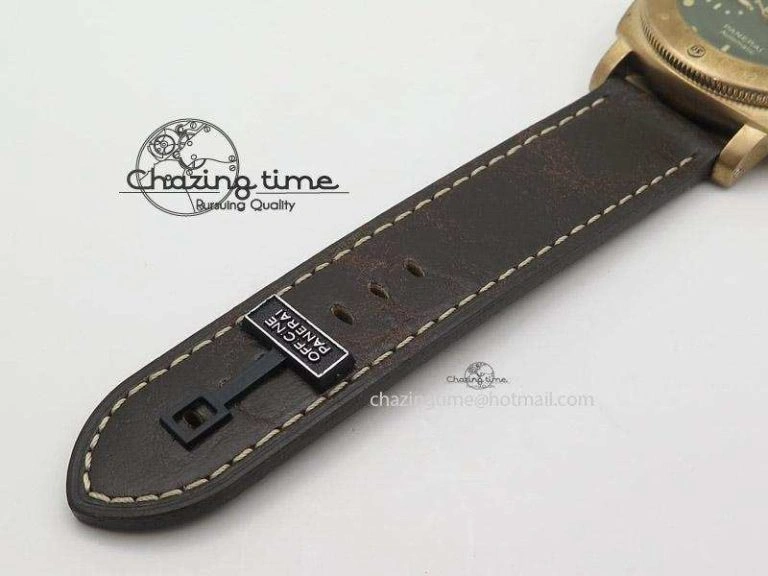 PAM382 N Bronzo ZF Best Edition On Brown Leather Strap ZP9000 V Resilient 8568