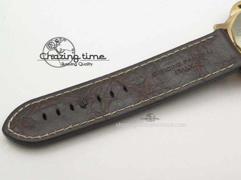 PAM382 N Bronzo ZF Best Edition On Brown Leather Strap ZP9000 V Resilient 8568