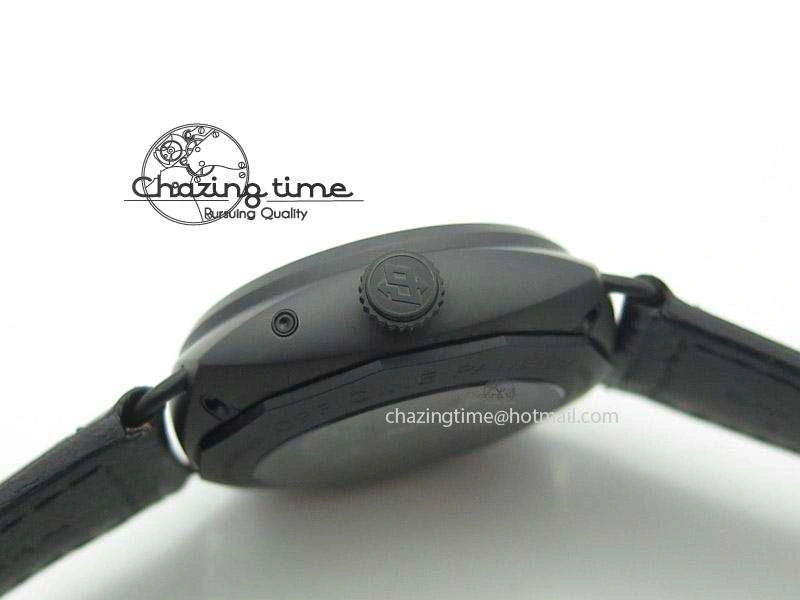 Popular PAM384 N Real PR Real Ceramic V6F Best Edition On Black Leather Strap P 8517