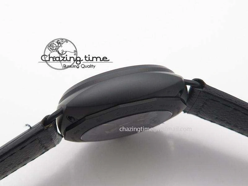 Popular PAM384 N Real PR Real Ceramic V6F Best Edition On Black Leather Strap P 8517