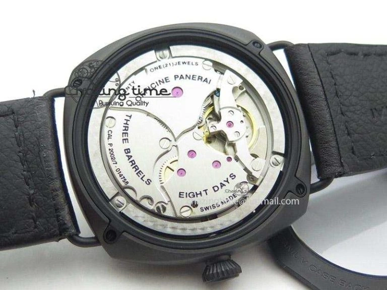 Popular PAM384 N Real PR Real Ceramic V6F Best Edition On Black Leather Strap P 8517